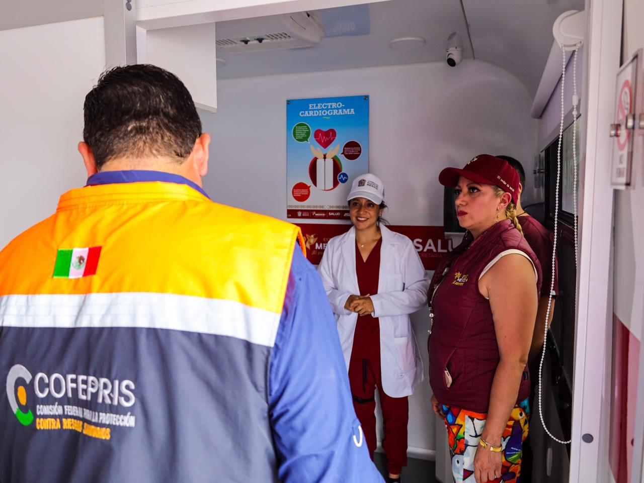 La Caravana de Salud en Chalco ofrece consultas médicas gratuitas a toda la población.