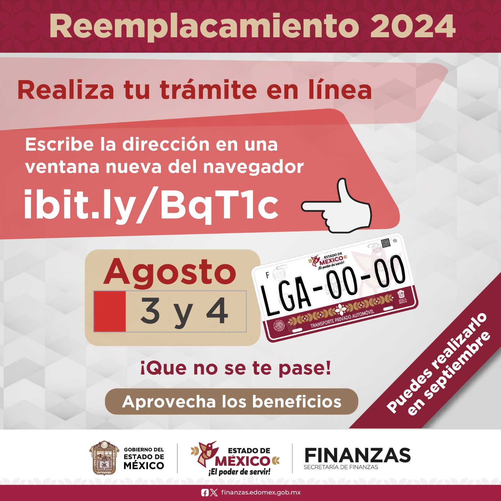 El Estado de México facilita el proceso de reemplacamiento a través de atención en línea y presencial.