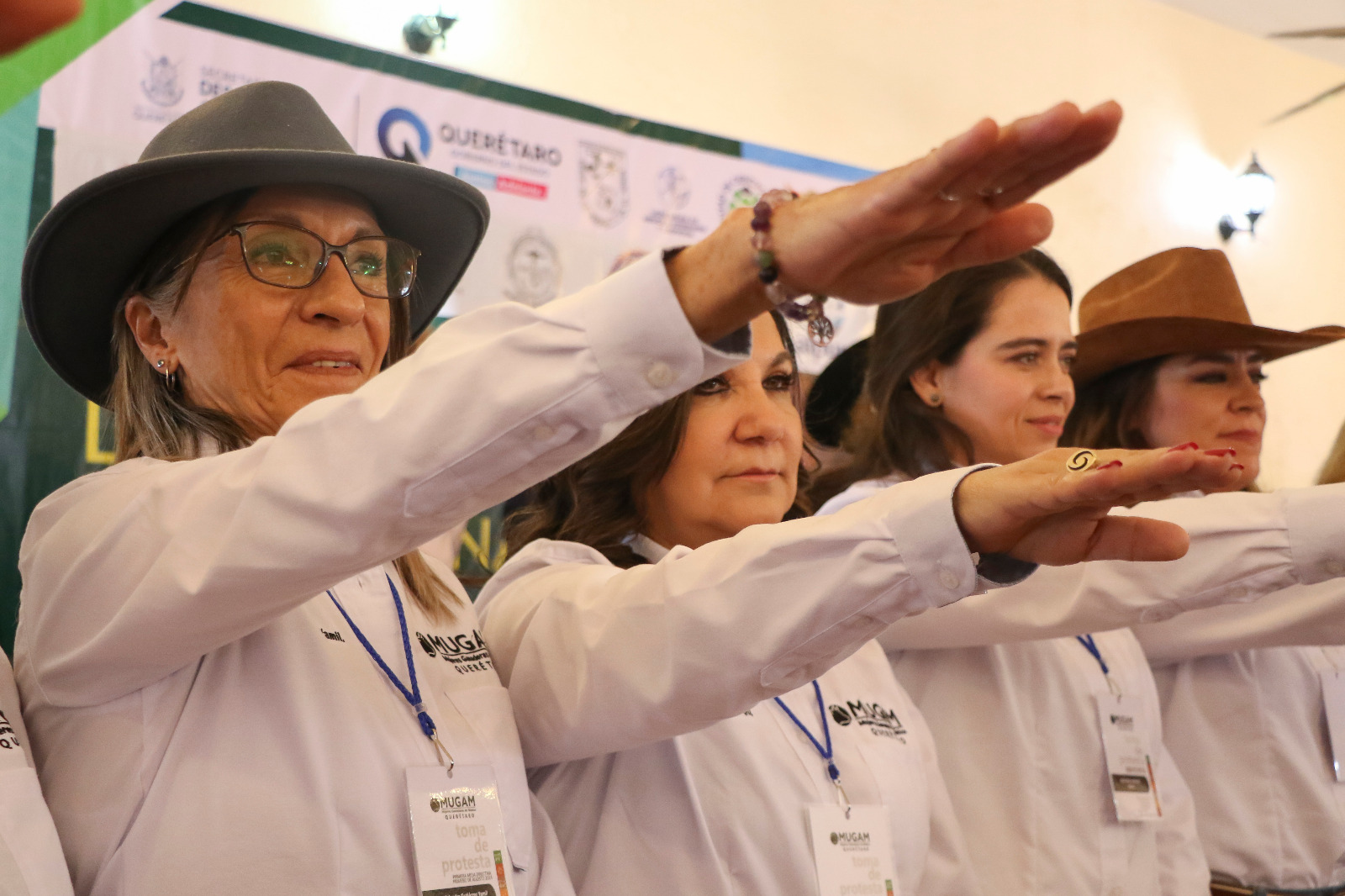 María Alejandra Gutiérrez Yamil rindió protesta como presidenta de la Asociación de Mujeres Ganaderas de México (Mugam) capítulo Querétaro.