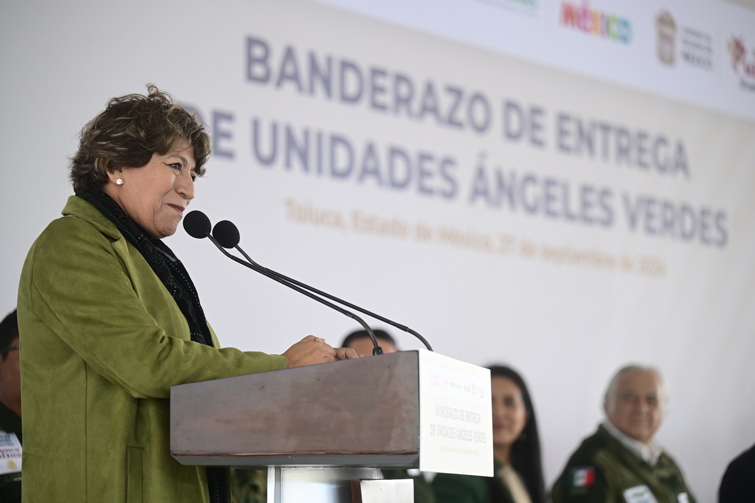 Delfina Gómez Álvarez destaca el trabajo de los Ángeles Verdes en la seguridad de los turistas.