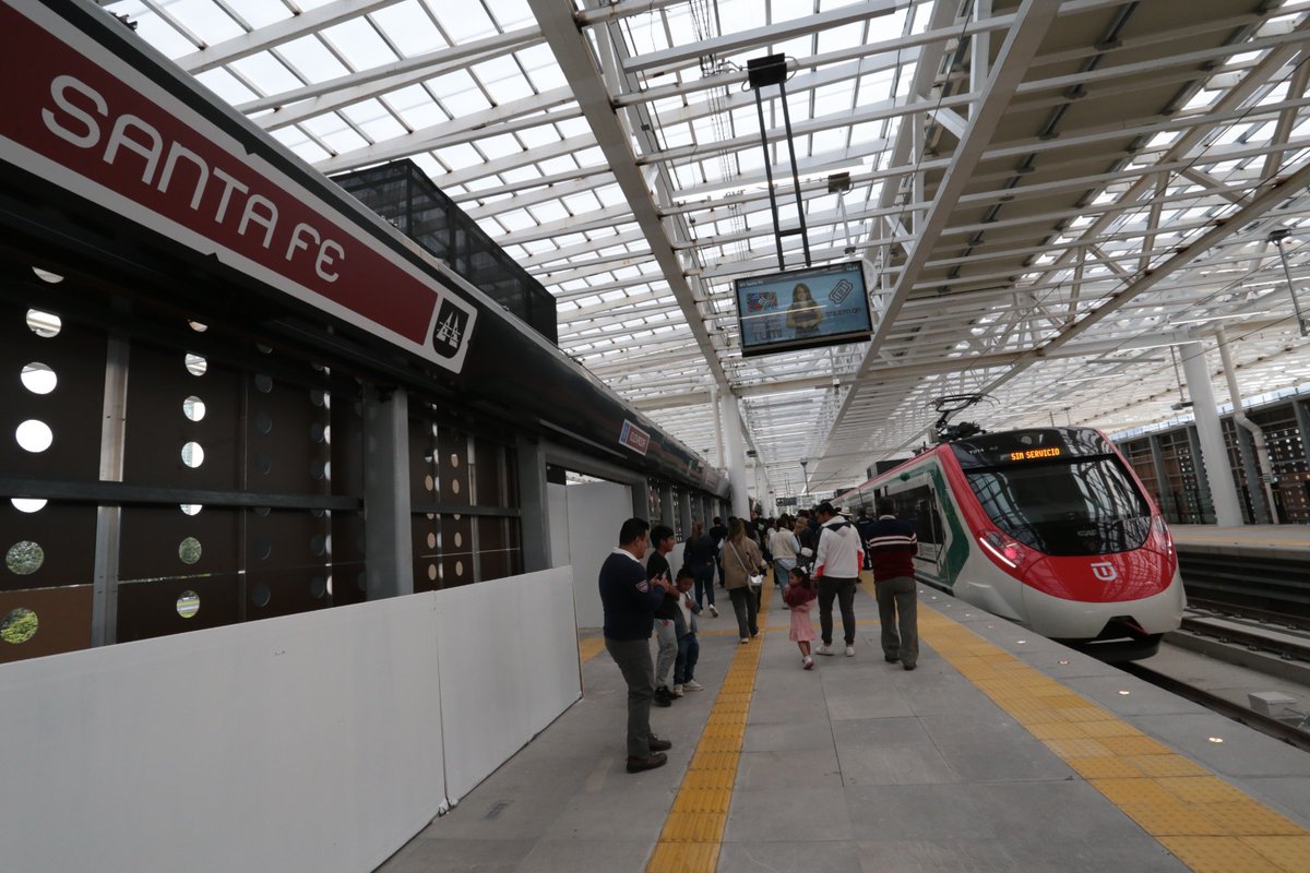 La estación Santa Fe, punto clave en la conexión entre el Estado de México y la CDMX.
