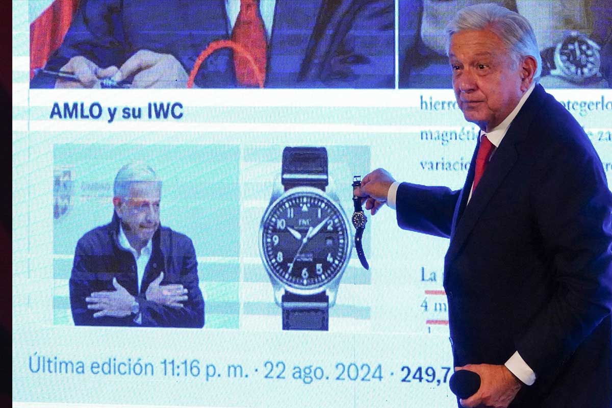¿Cuál es y cuánto cuesta el reloj que usa AMLO?