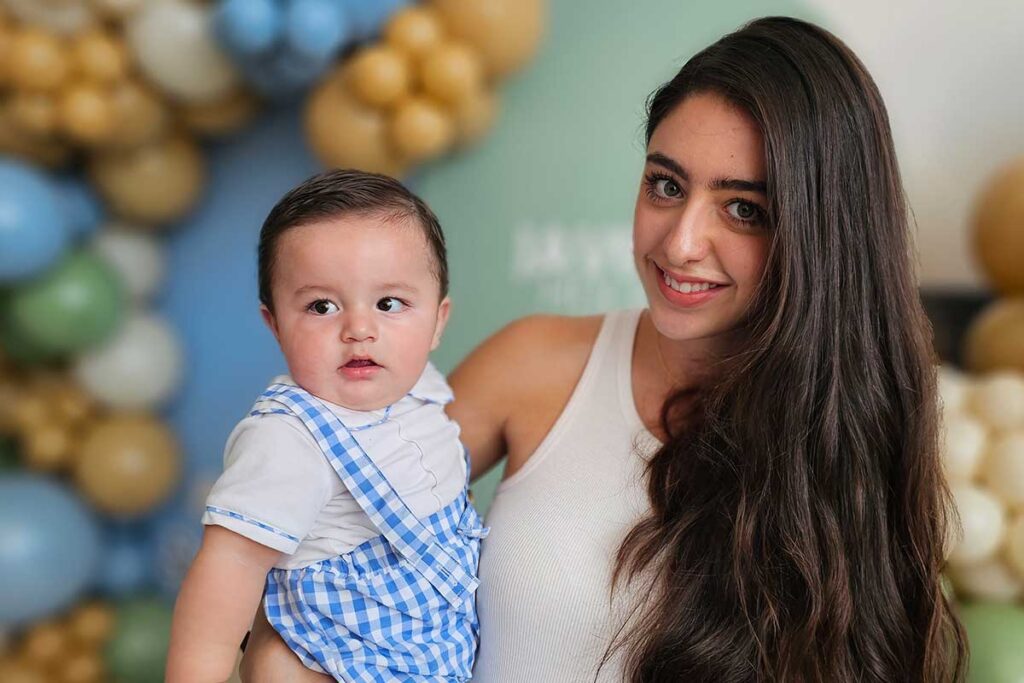 Jan Corona y Javier Suárez festejan el cumpleaños número uno de su hijo Javier