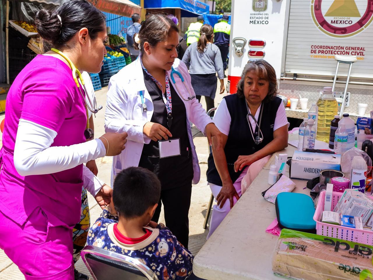 Las consultas médicas atienden desde enfermedades crónicas hasta heridas leves.