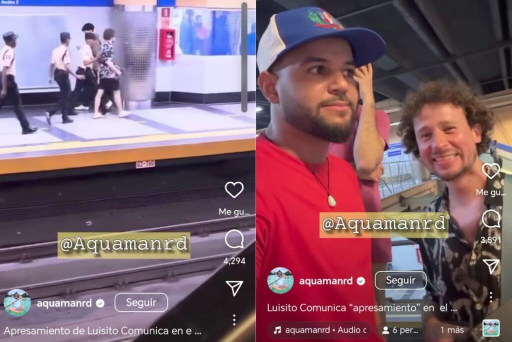 Detienen a Luisito Comunica en el Metro de Santo Domingo