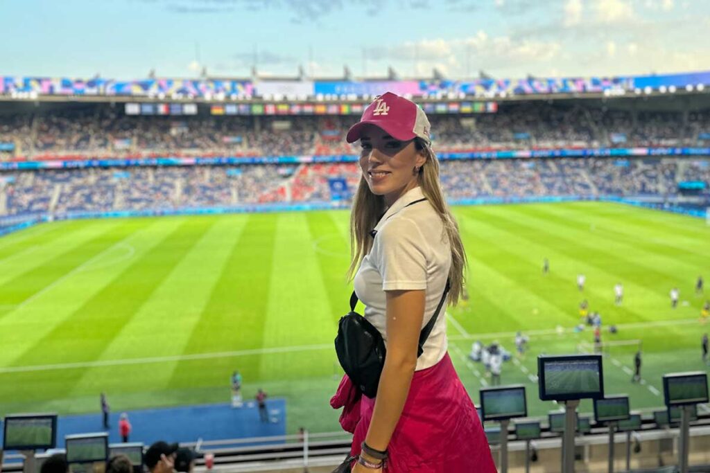 La queretana Natalia López asistió a los Juegos Olímpicos de París 2024, apoyando a los atletas mexicanos
