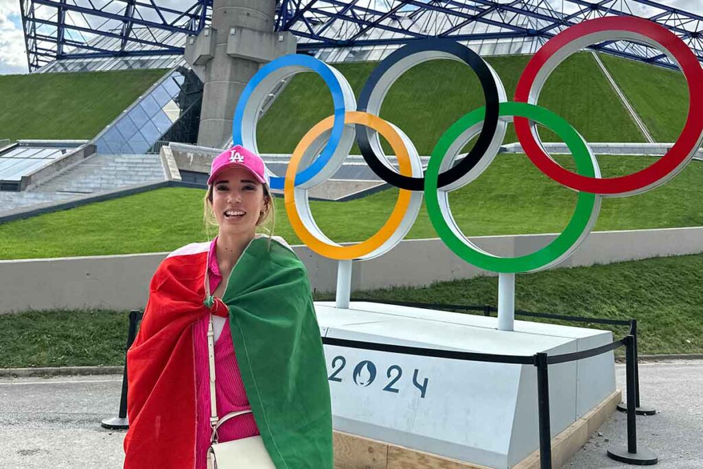 La queretana Natalia López asistió a los Juegos Olímpicos de París 2024, apoyando a los atletas mexicanos