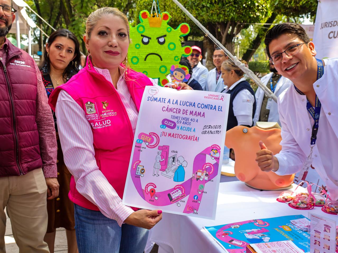 Macarena Montoya Olvera encabeza Jornada de Salud para Servir en Cuautitlán, Edomex.