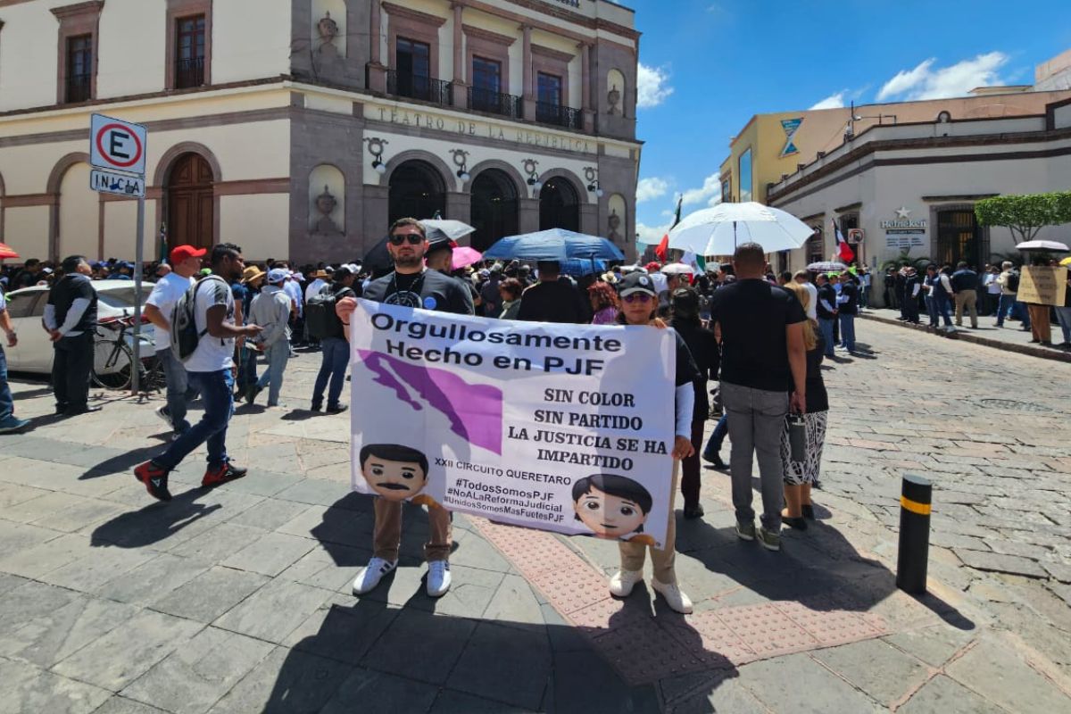 Protesta a favor del Poder Judicial