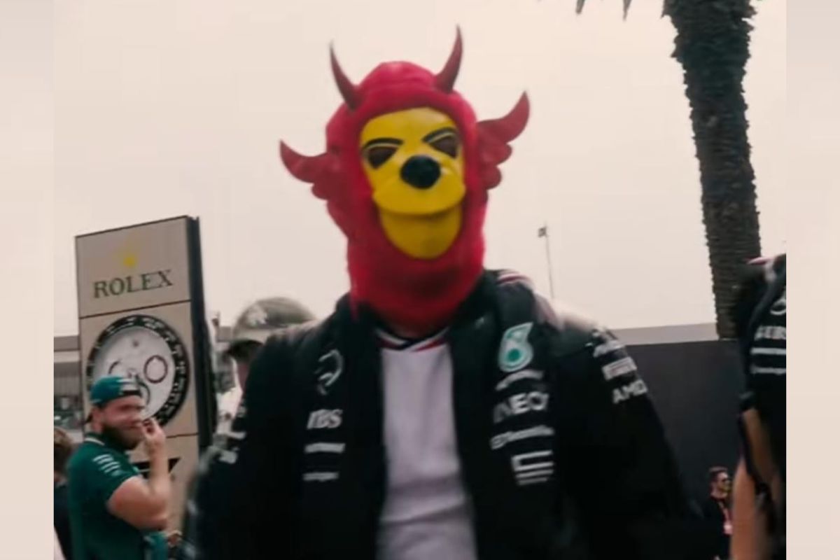 Andrea Kimmi Antonelli, piloto de Fórmula 1 participó en una función de lucha libre