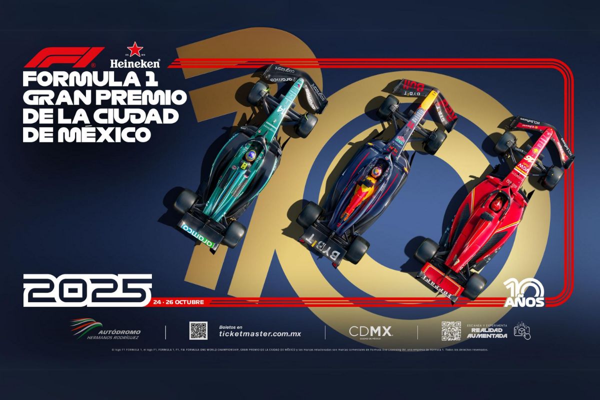 Anuncian preventa de boletos para el GP de México 2025 1