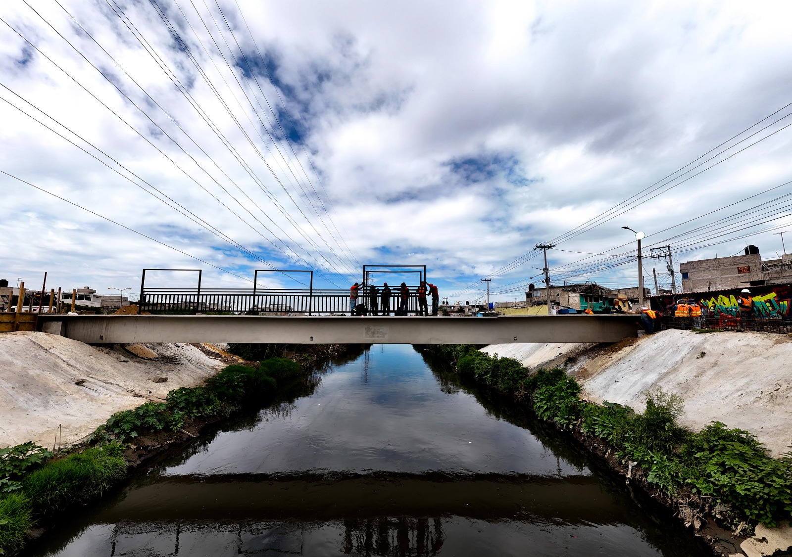 El cruce seguro entre Nezahualcóyotl y Chimalhuacán será una realidad en pocas semanas.