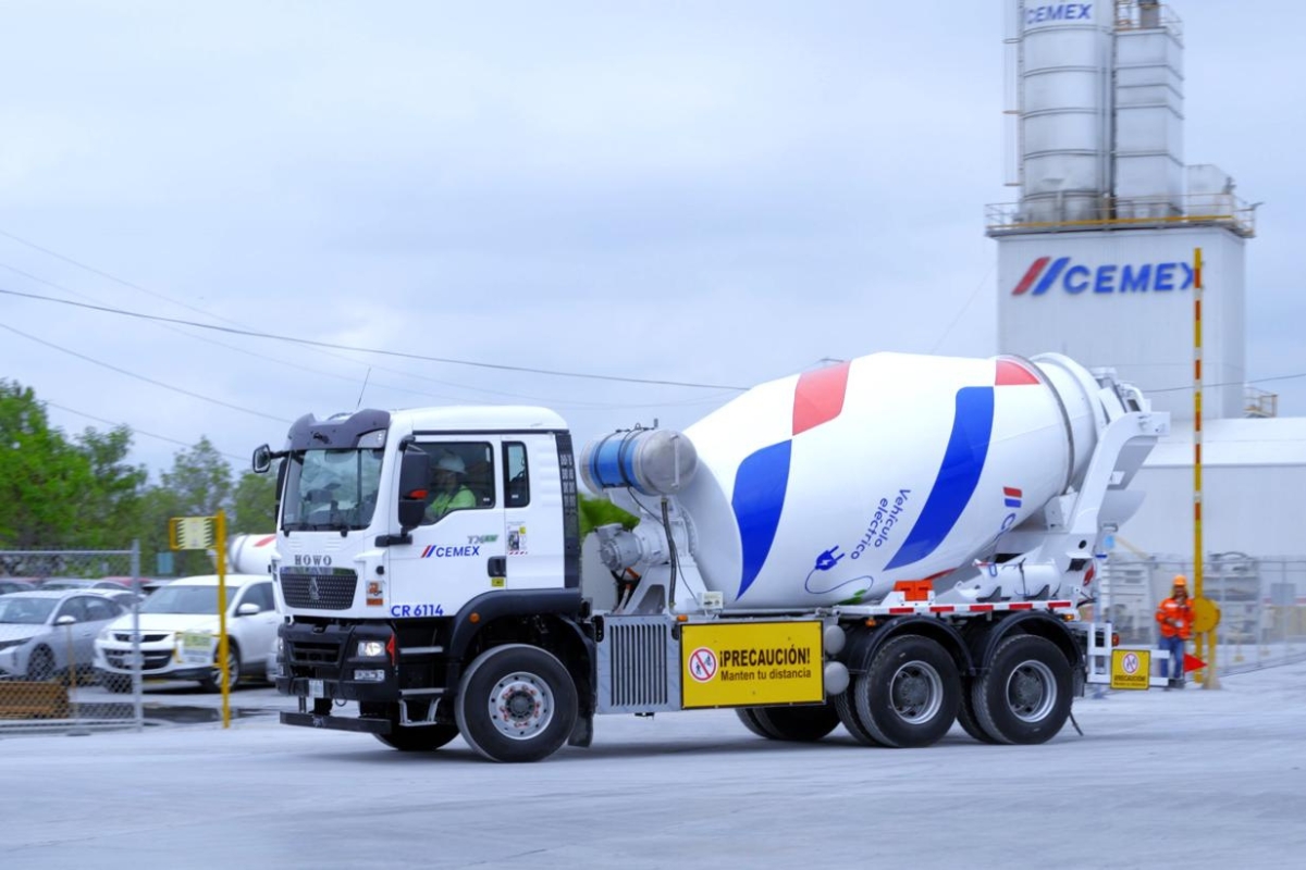 Cemex integra camiones revolvedores eléctricos