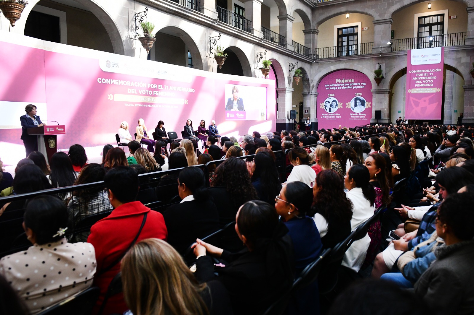Delfina Gómez destaca el aumento de mujeres en la Legislatura: ¡un cambio histórico!