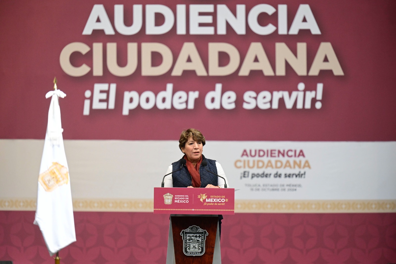 La participación ciudadana es clave para la transformación del Estado de México, afirma Delfina Gómez.