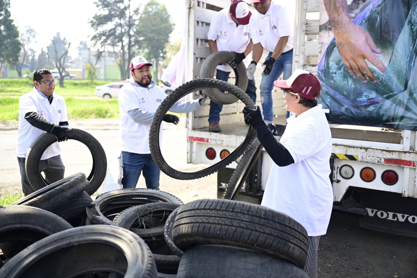 Cada neumático reciclado representa un esfuerzo conjunto entre el gobierno y los mexiquenses.