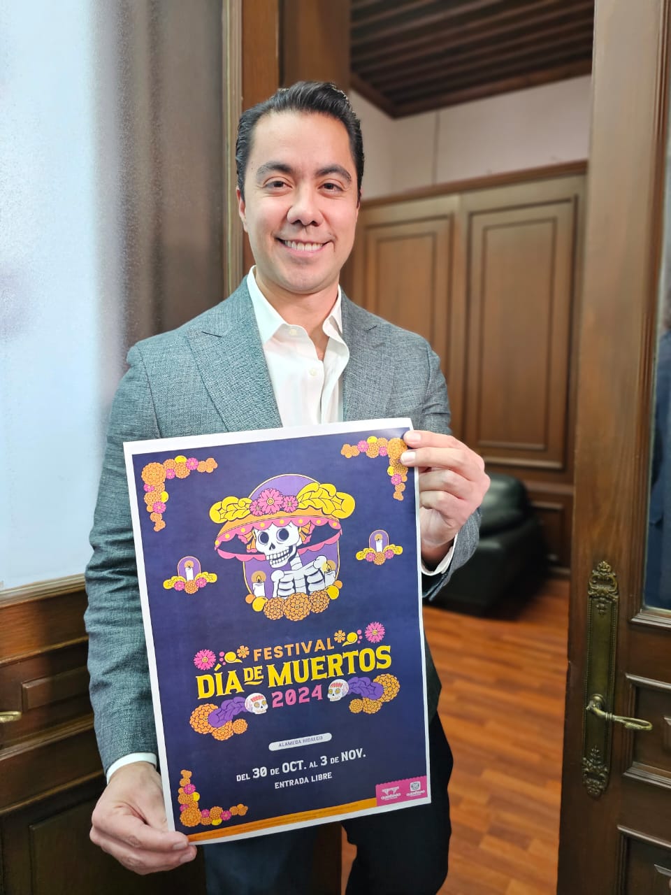 Felifer Macías, alcalde de Querétaro. Foto: Armando Vázquez.