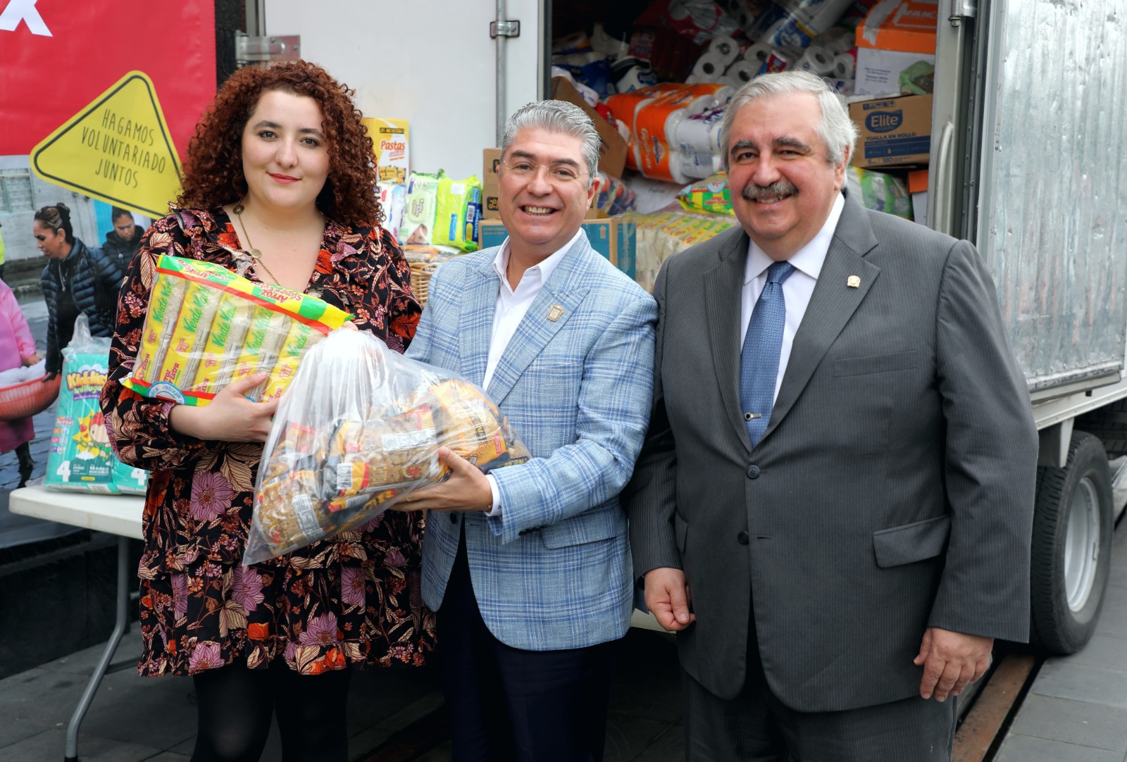 El Poder Judicial del Estado de México lidera esta donación solidaria para Chalco.