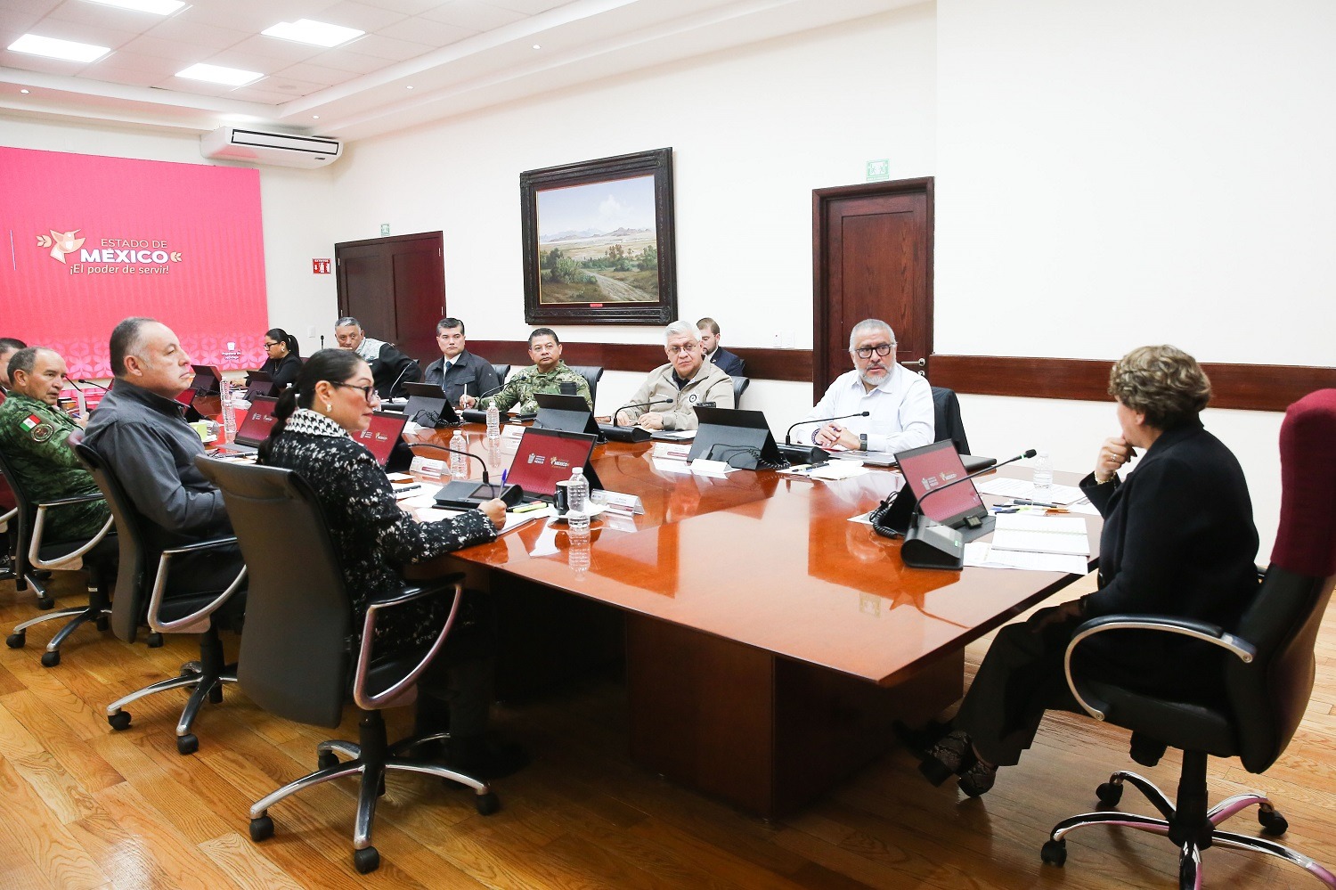 Mesa de Coordinación para la Construcción de la Paz trabaja por un Edomex más seguro.