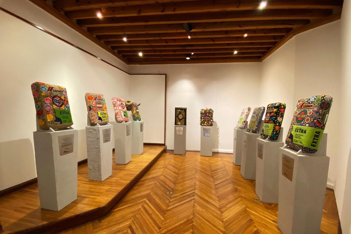 Cemex transforma un saco de cemento en una obra de arte 