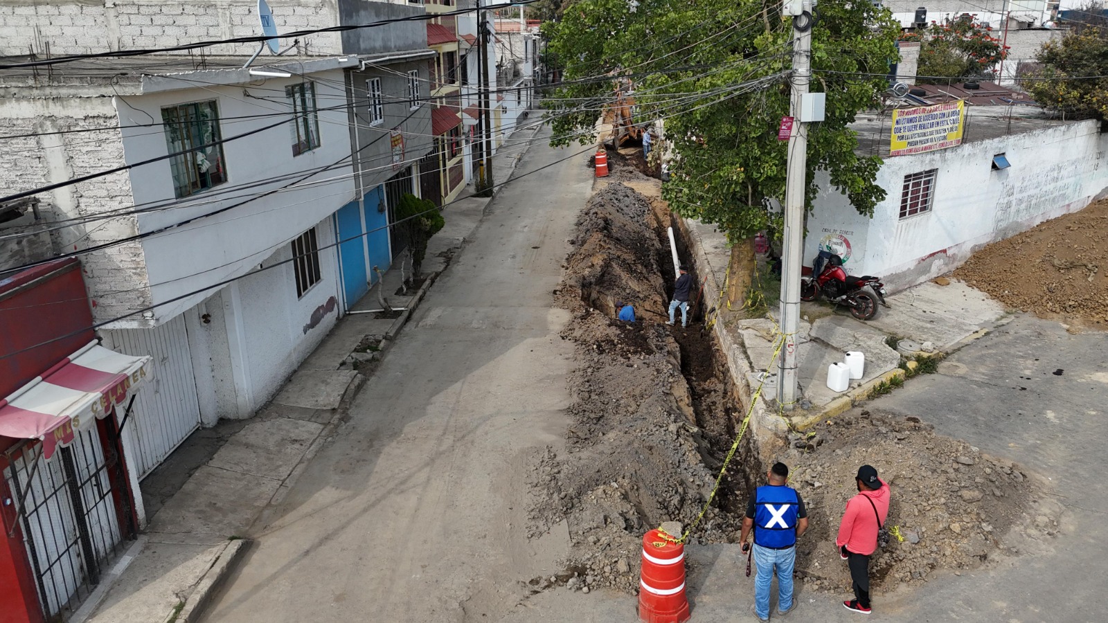 La construcción del nuevo cárcamo en Chalco avanza: un paso hacia la seguridad hídrica.