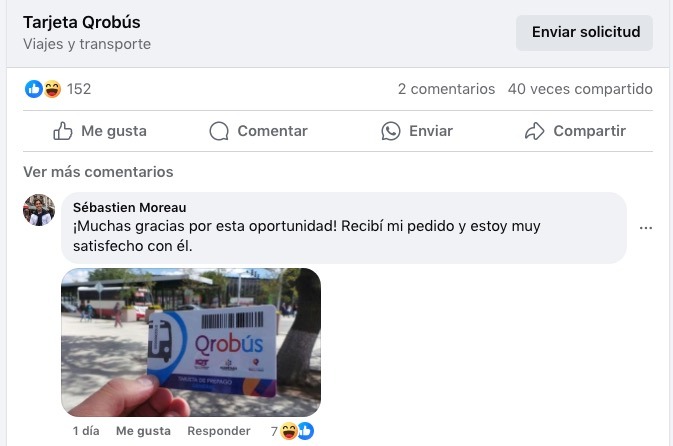 Abajo de la publicación, un usuario señala que 