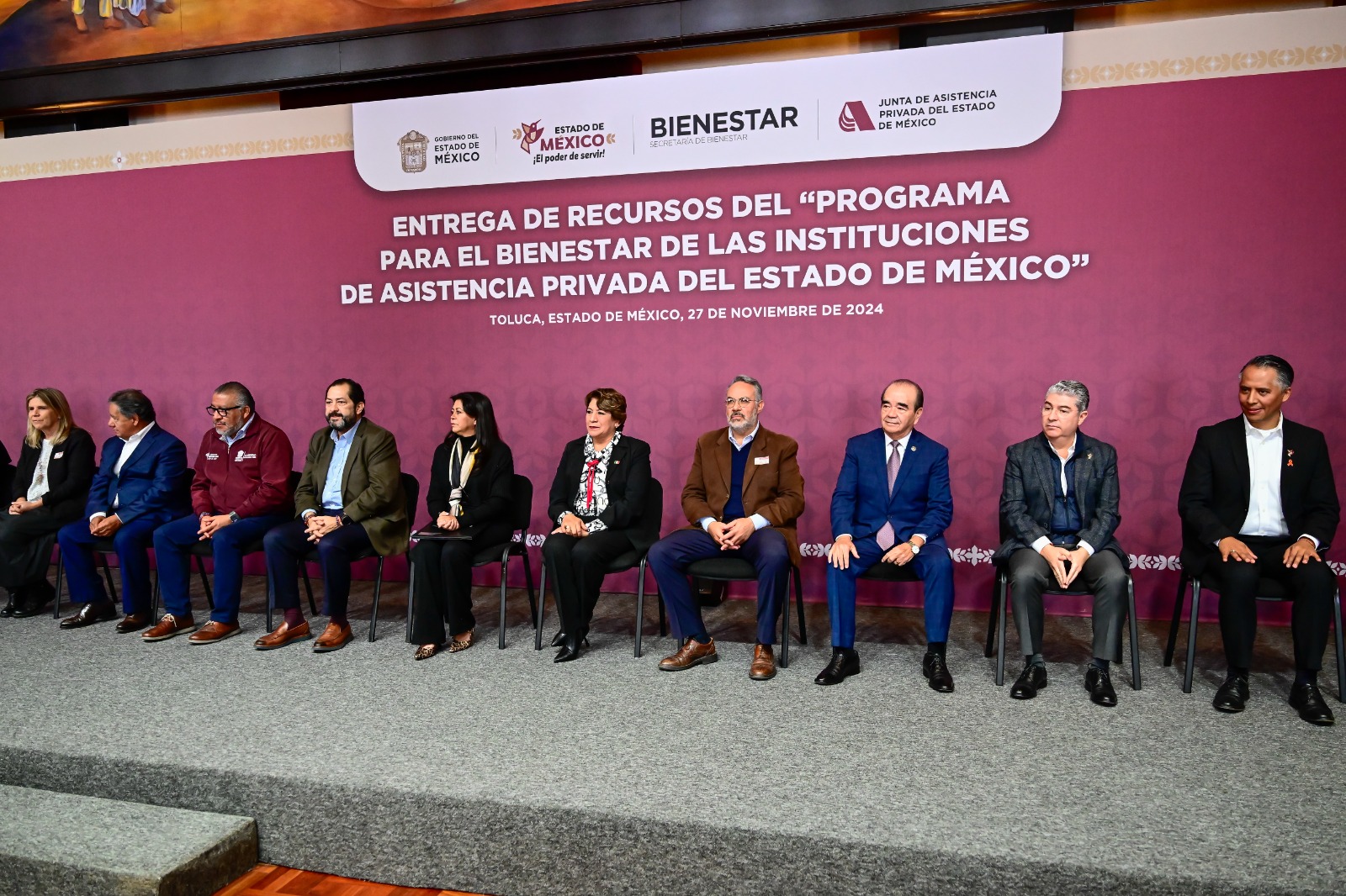 Delfina Gómez reafirma su compromiso con los derechos de niñas, niños y personas vulnerables.