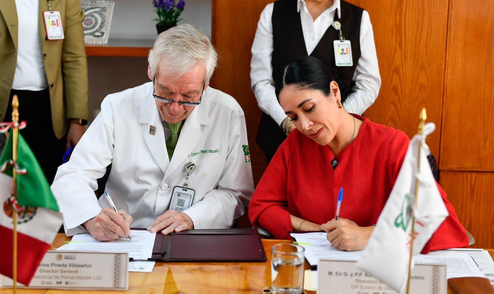 Convenio DIFEM-INR: personas con discapacidad en Edomex recibirán cirugías y atención médica.