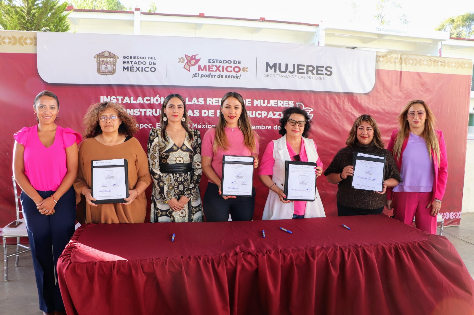 Mujeres mexiquenses recuperan sus comunidades con las Redes MUCPAZ.
