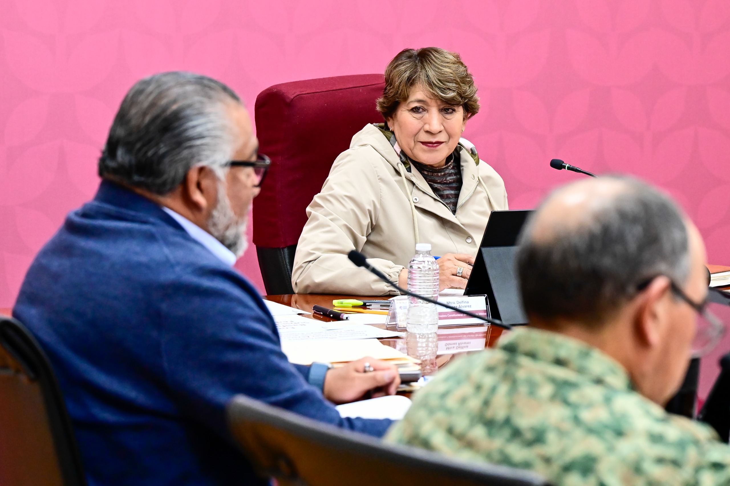La Gobernadora Delfina Gómez Álvarez felicita a las autoridades involucradas en el éxito del plan de seguridad.