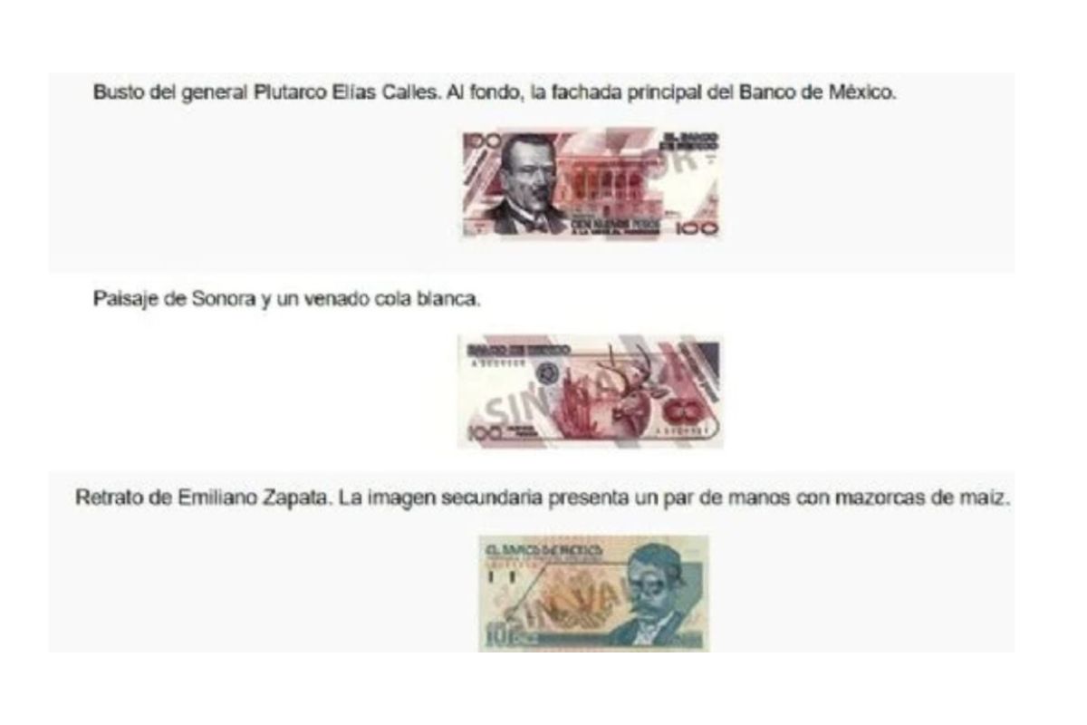 Billetes y monedas que saldrán de circulación en 2025