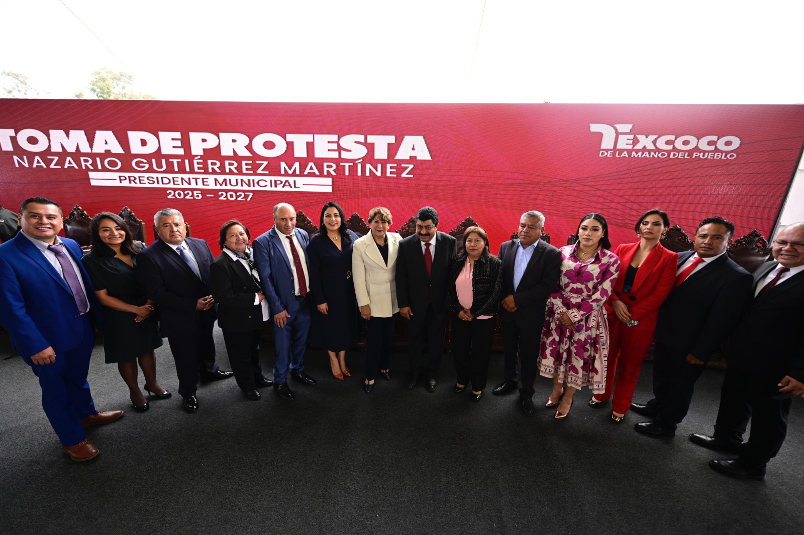 La Gobernadora reafirma el compromiso de su administración con el desarrollo de Texcoco y la región Oriente.