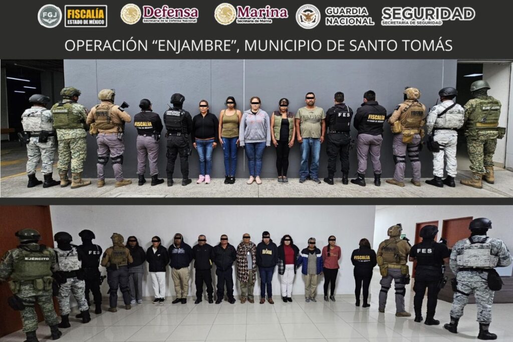 Detienen a 15 personaspor Operativo Enjambre