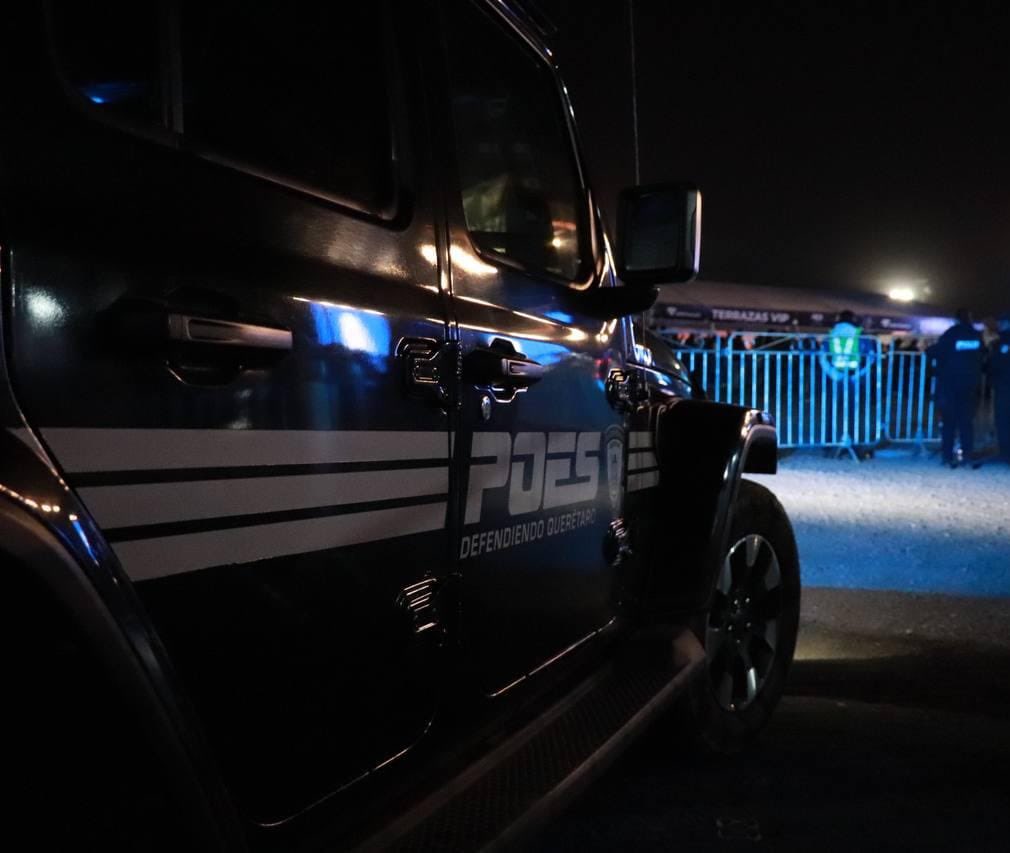 Patrullas de la POES desplegadas para reforzar la seguridad en la entidad.