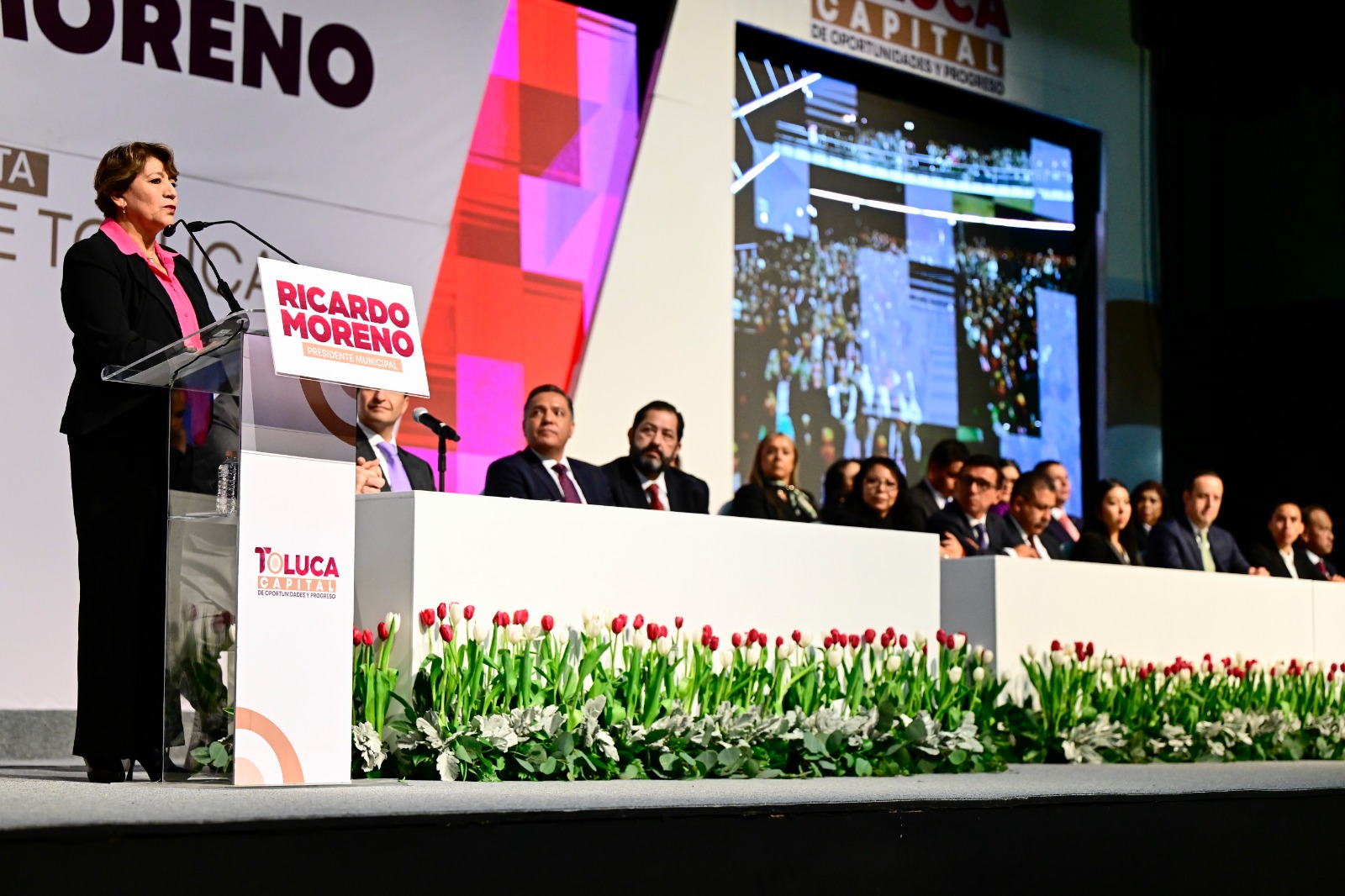 Con un enfoque en seguridad y bienestar, la Gobernadora reafirma el compromiso con los toluqueños.