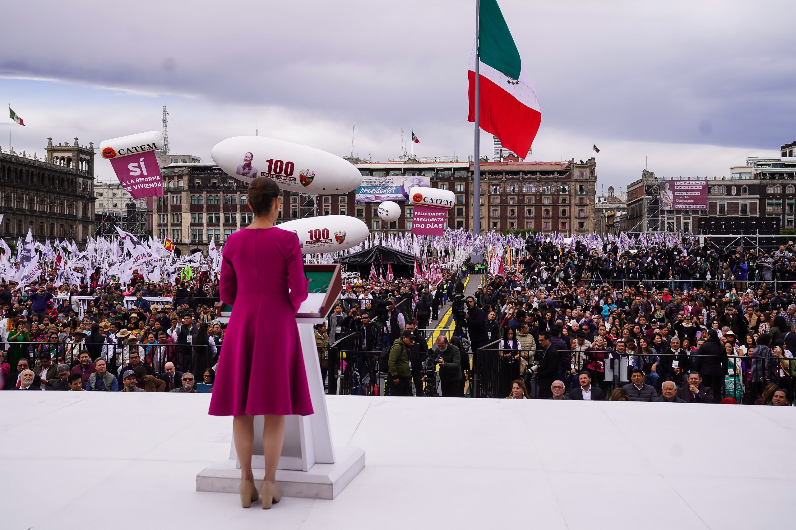 La Presidenta Claudia Sheinbaum subrayó el impacto de las políticas del Segundo Piso de la Cuarta Transformación en el Edomex.