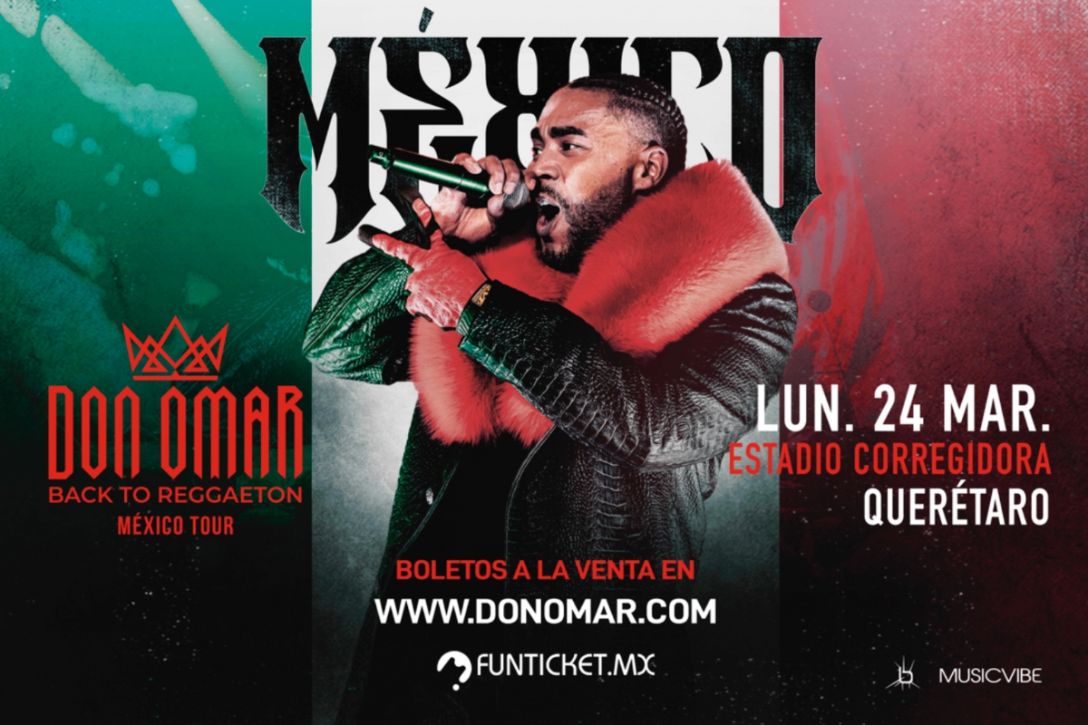 Don Omar llega a Querétaro en _Back to Reggaetón