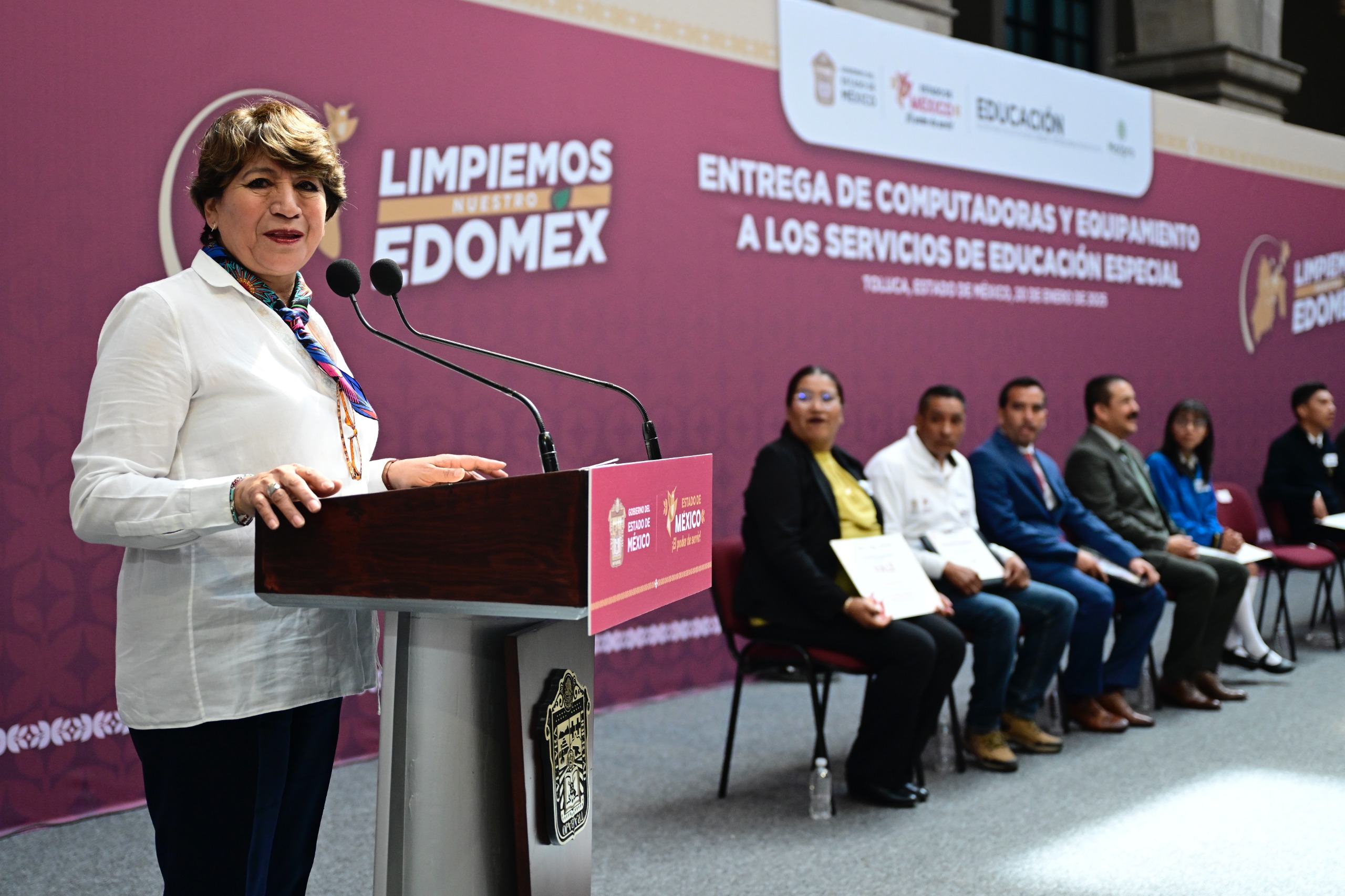 Anuncio de la inversión histórica de 56 mdp para fortalecer la educación especial.