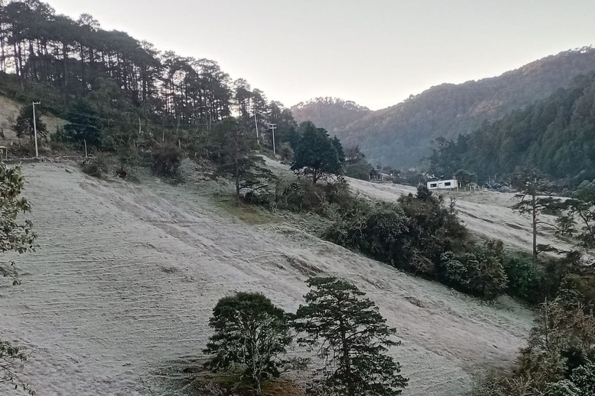 Postales invernales: el amanecer en Querétaro tras la baja de temperatura