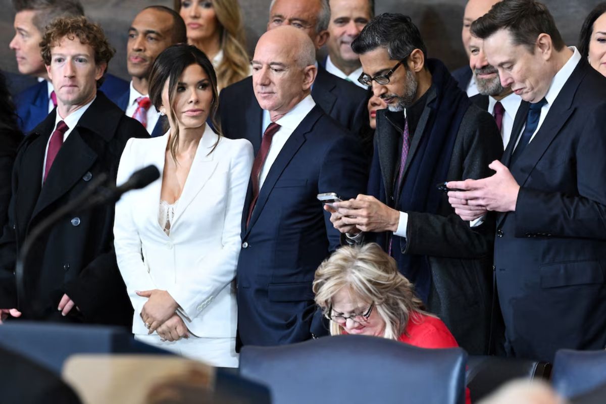 Magnates de la tecnología asisten a investidura de Donald Trump