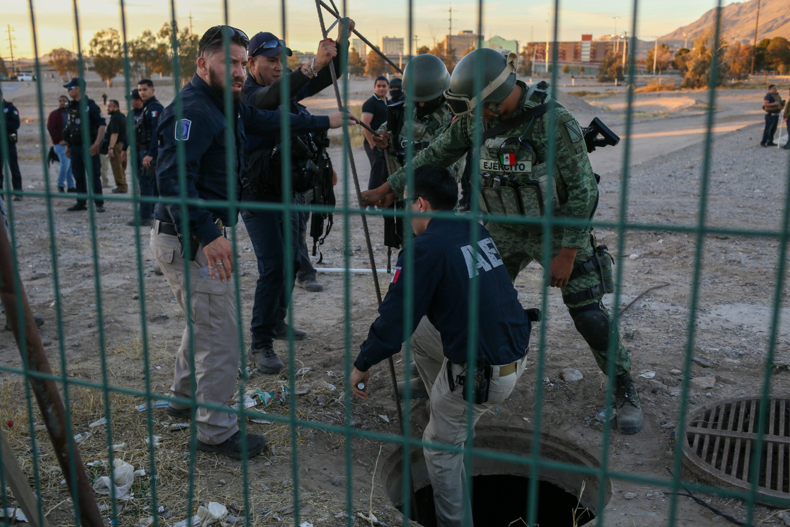 La Guardia Nacional y la Patrulla Fronteriza participan en el operativo de seguridad. Foto: Cuartoscuro.