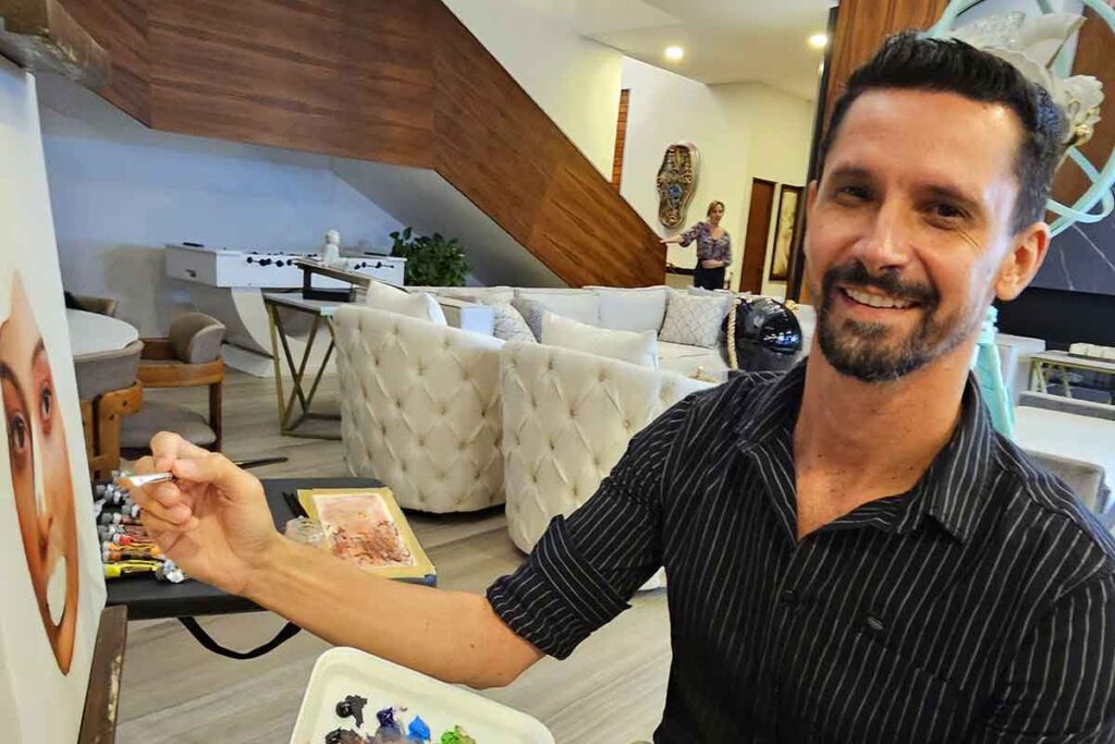 El artista brasileño Fabiano Millani ofreció un workshop en Querétaro