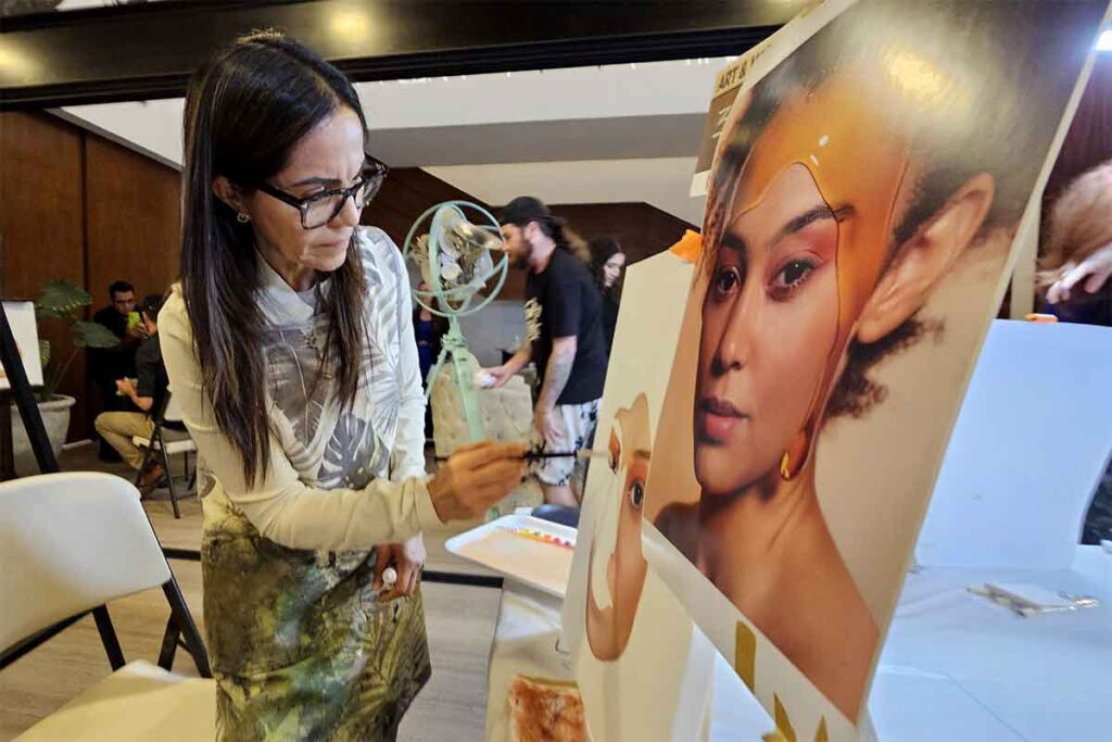 El artista brasileño Fabiano Millani ofreció un workshop en Querétaro