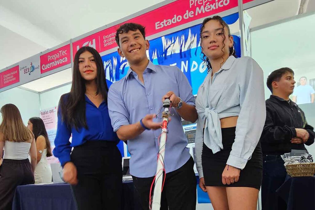 Alumnos de la PrepaTec del Tec de Monterrey participaron en un encuentro nacional de Líderes con Sentido Humano