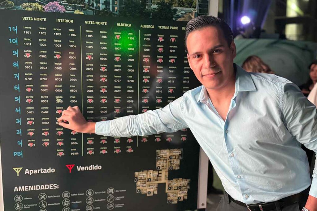 Directivos y clientes asistieron al showroom del nuevo desarrollo inmobiliario llamado Yconia