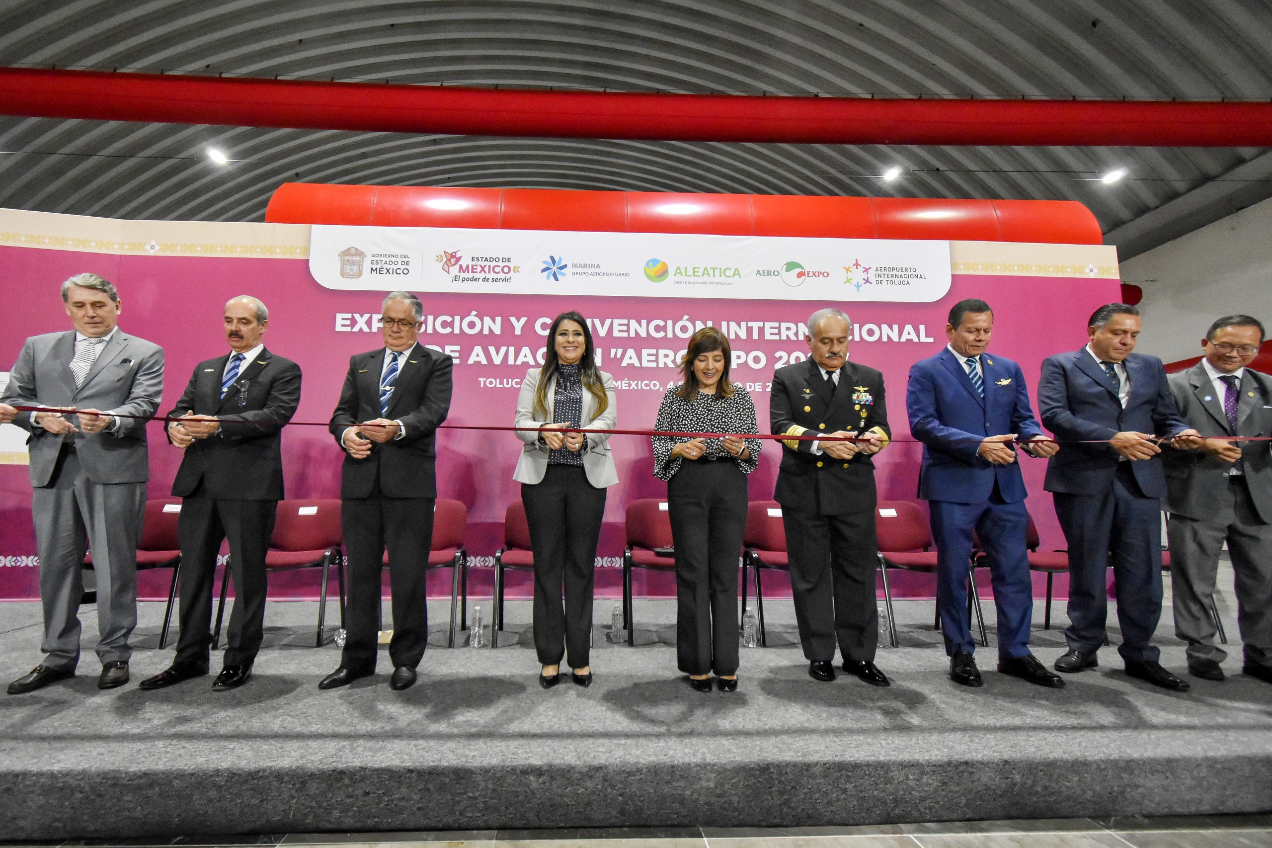 La Secretaria de Desarrollo Económico, Laura González Hernández, durante la inauguración de la 
