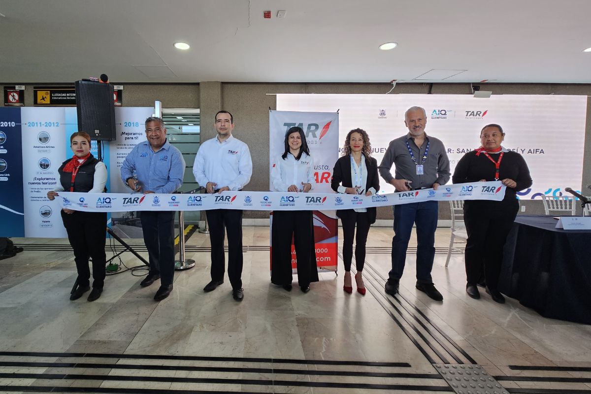 TAR presenta dos nuevos vuelos desde Querétaro