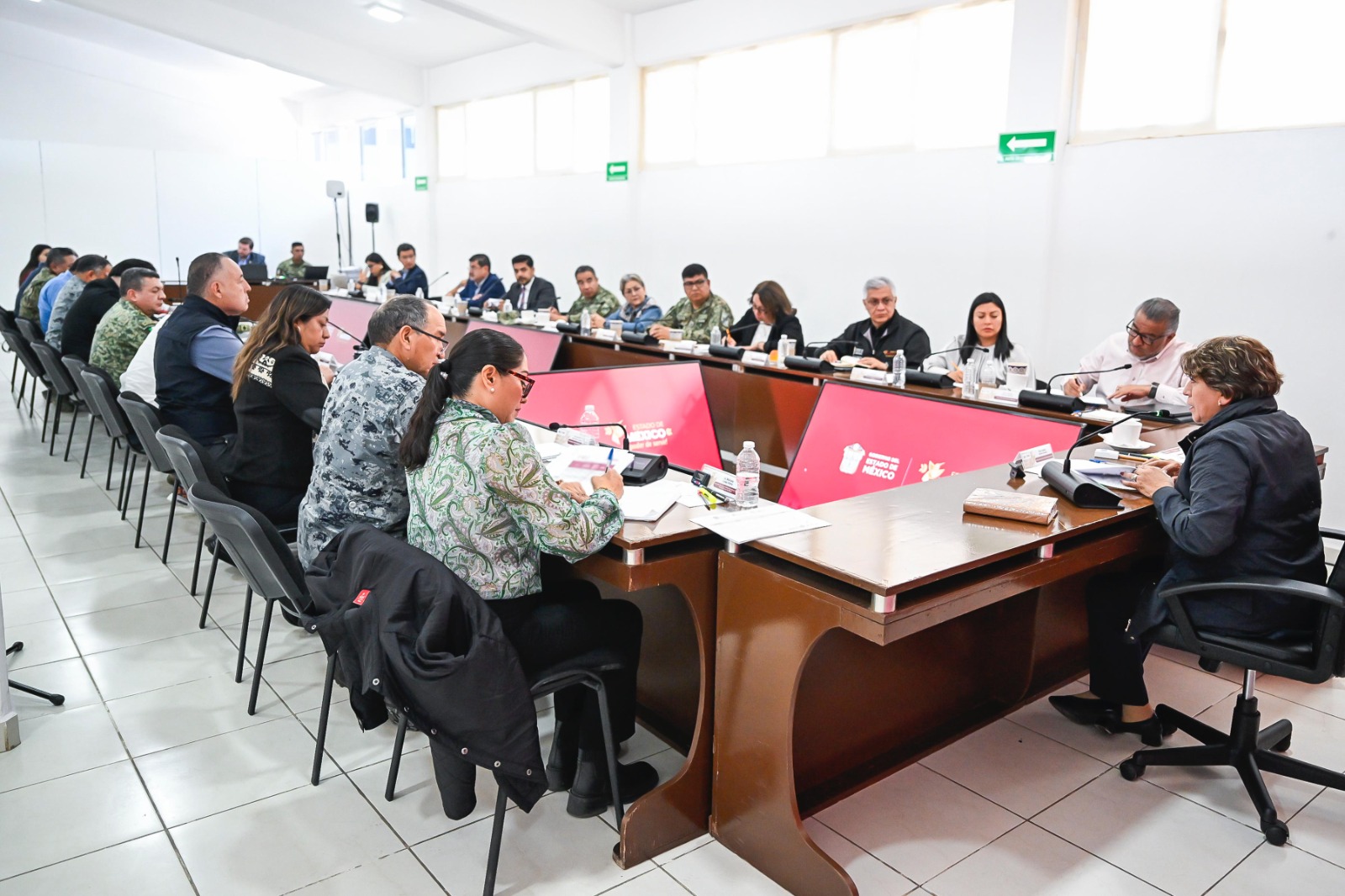 Reunión de seguridad de alto nivel para evaluar los avances de la Estrategia Operativa Oriente en Edomex.