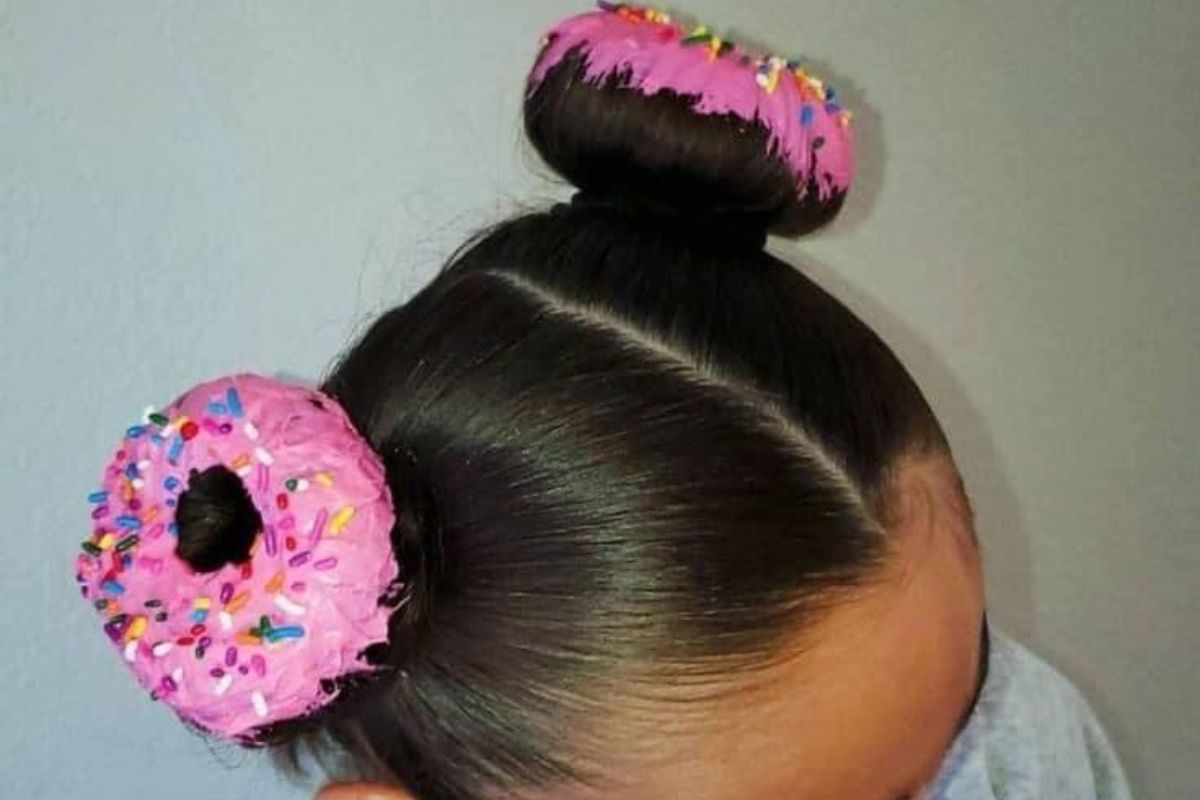 Peinado de dona con chispas
