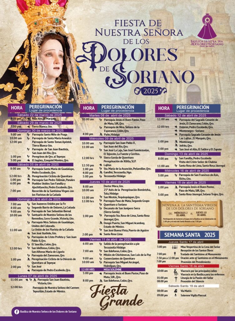 Programa Fiestas de Soriano